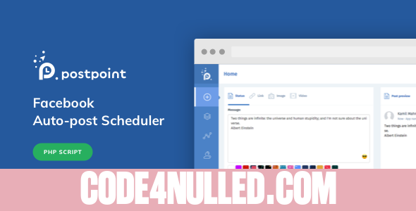 PostPoint v1.0.4 - Facebook Auto Post & Scheduler