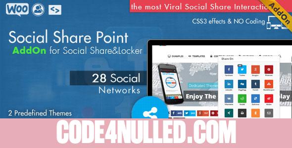 Social Share Point AddOn - WordPress