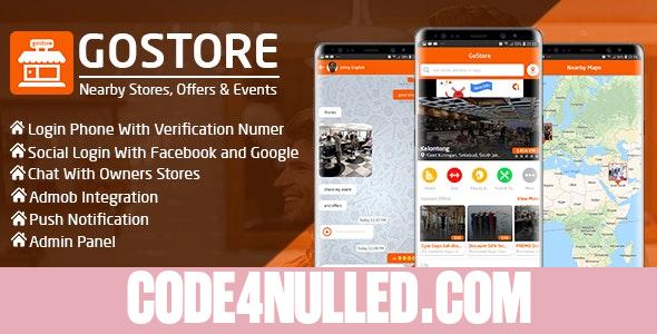 GoStore v1.0 - Nearby Stores, Offers & Events With Admin Panel