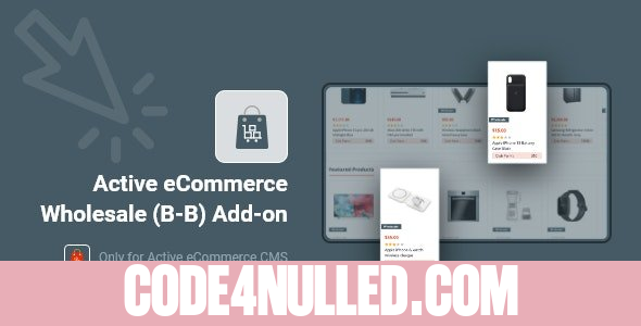 Active eCommerce Wholesale (B-B) Add-on v1.0