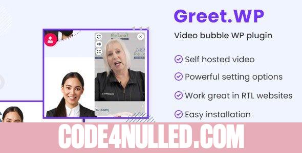 Greet.wp v1.4.7 - Video bubble WordPress plugin