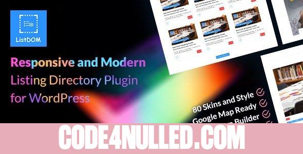 Listdom v1.6.1 – Advanced Directory and Listing Plugin