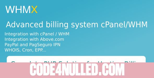Complete register domain and billing for cPanel/WHM v1.0.4