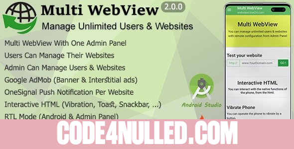 Multi WebView + Admin Panel v2.0