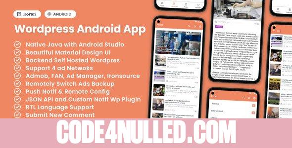 Koran v6.1 - Wordpress Android Application