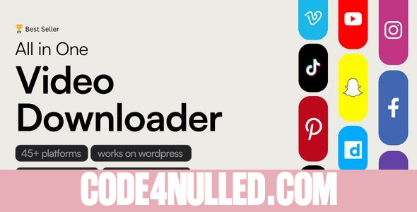 All in One Video Downloader Script v2.14.1 - nulled