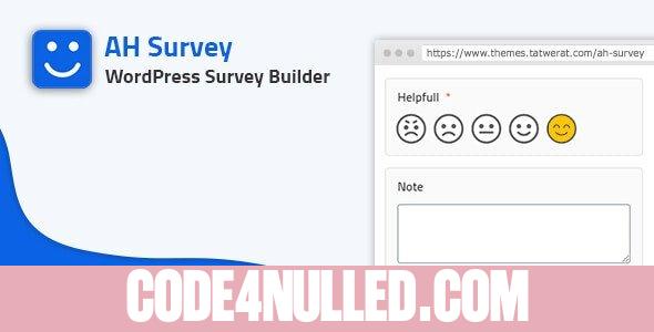 AH Survey v1.3 - Survey Builder With Multiple Questions Types