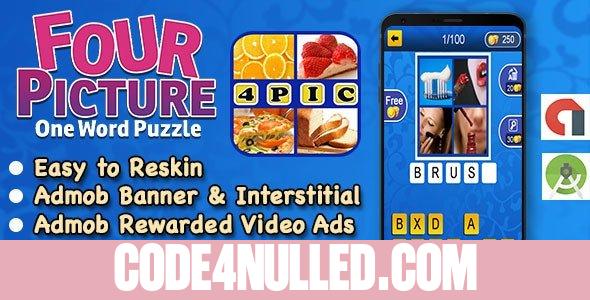 4 Pic 1 Word + Best Kids Trivia Quiz + Ready For Publish + Android Studio + Multi Language v1.5
