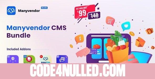 Manyvendor v1.0 - eCommerce & Multi-vendor CMS Bundle