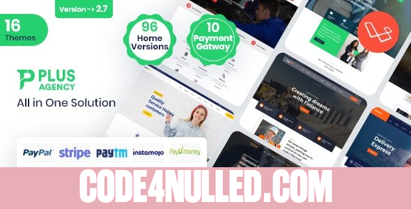 PlusAgency v3.0 - Multipurpose Website CMS & Business Agency Management System - nulled