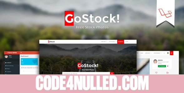 GoStock v1.3 - Free Stock Photos Script