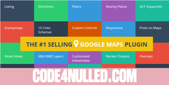 Advanced Google Maps Plugin for Wordpress v4.0.1