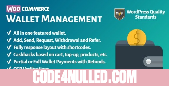WooCommerce Wallet Management v3.6.0 - All in One