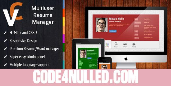 Premium - Multiuser Resume Manager
