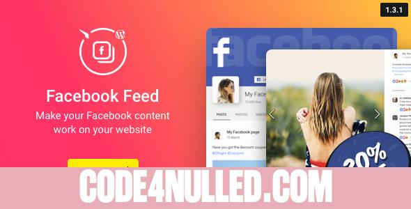 WordPress Facebook Plugin v1.3.1 - Facebook Feed Widget
