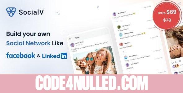 SocialV v5.12.0 - Social Network Flutter App with BuddyPress (WordPress) Backend