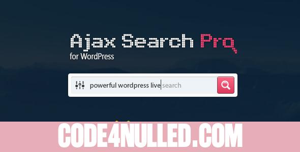 Ajax Search Pro for WordPress v4.15 - Live Search Plugin