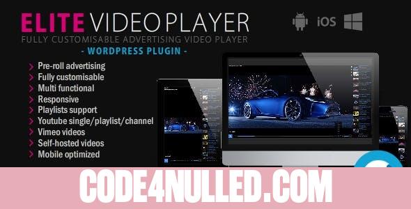Elite Video Player v6.7.3 - WordPress plugin