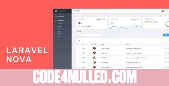 Laravel Nova v5.7.1 - Administration Panel For Laravel - nulled
