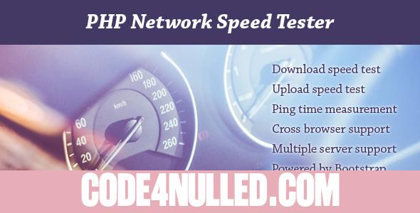 PHP Network Speed Tester v1.2