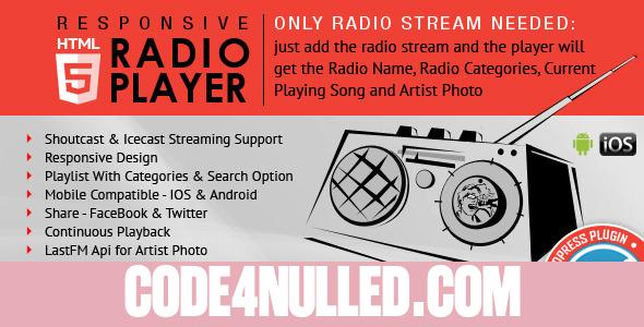 Radio Player Shoutcast & Icecast v4.4.5