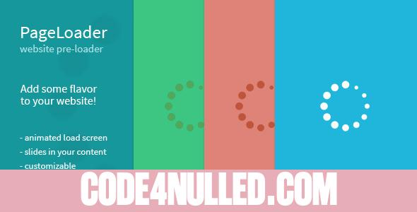 PageLoader: A pre-loader with content slide-in