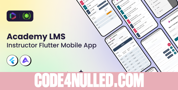 Academy Lms Instructor Flutter Mobile App v2.0