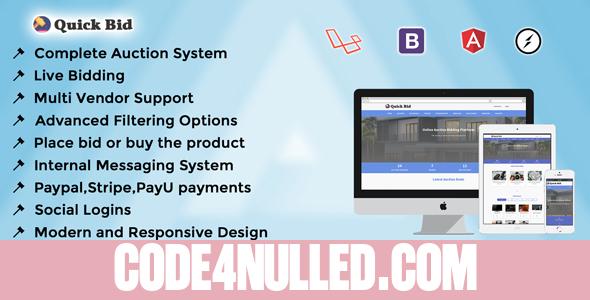 AuctGlobal - Live Auction Laravel Script