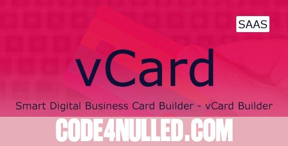 vCard v2.4 - Digital Business Card Builder SaaS