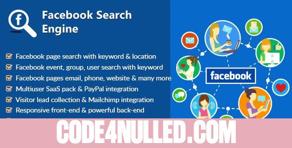 Facebook Search Engine – Lead Collector & SaaS