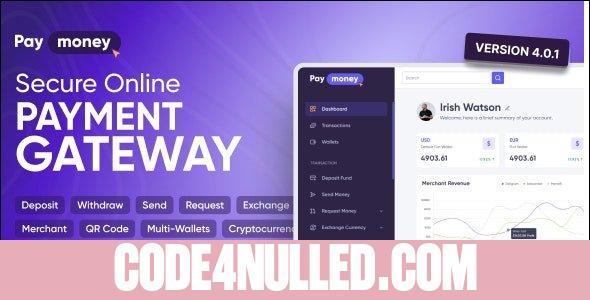 PayMoney v4.3.2 - Secure Online Payment Gateway - nulled