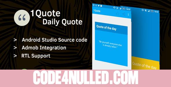 1Quote - Android App Source Code