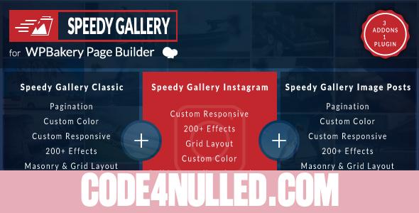Speedy Gallery Addons for WPBakery Page Builder v1.0.0