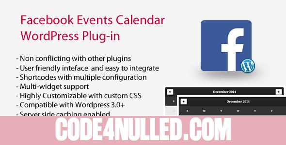 Facebook Events Calendar WordPress Plugin v4.9.6