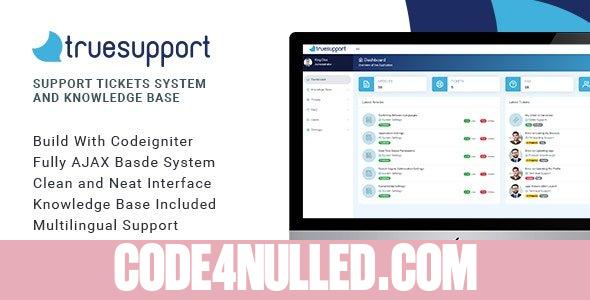 TrueSupport v1.1 - Support Tickets System & Knowledge Base