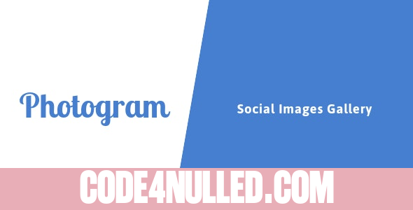 Photogram - Social Images Gallery