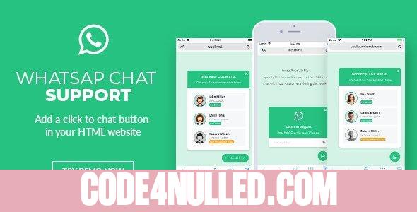 WhatsApp Chat Support - jQuery Plugin