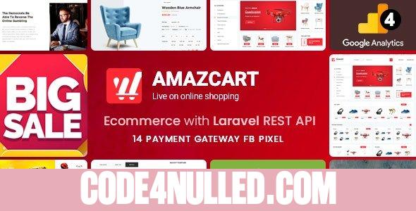 AmazCart v2.5 - Laravel Ecommerce System CMS - nulled