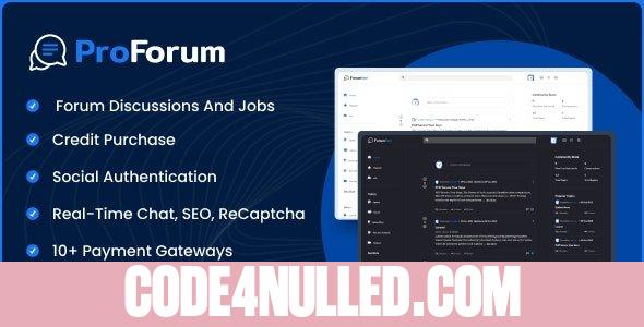 ProForum v1.0 - Professionals Forum and Jobs