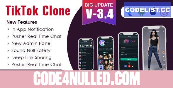 Flutter - TikTok Clone | Triller Clone & Short Video Streaming Mobile App for Android & iOS v3.4