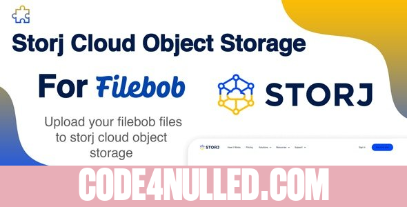 Storj Cloud Object Storage Add-on For Filebob v1.0