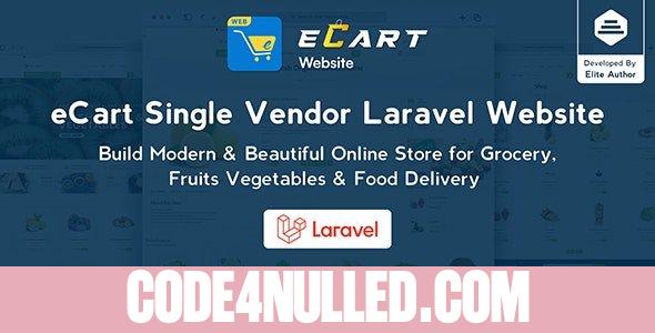 eCart Web v5.0.1 - eCommerce Store Website with Laravel