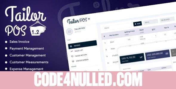 TailorPos v1.3.1 - Pos and Order Management System