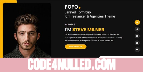Fofo v1.0 - Laravel Formfolio for Freelancer & Agencies Theme