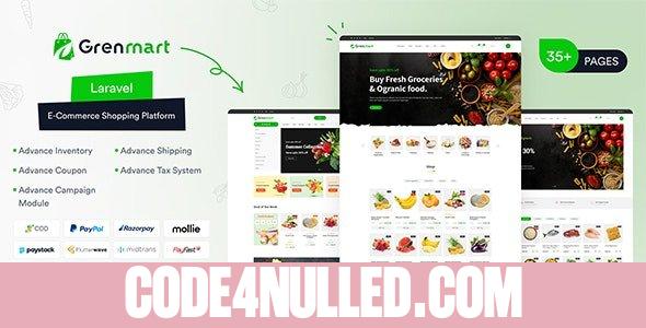 Grenmart v1.3.0  Organic & Grocery Laravel eCommerce