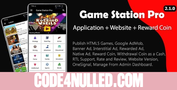 Game Station Pro (Application and Website) v2.1.0