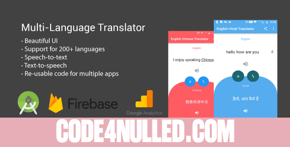 Multi-language speech & text translator