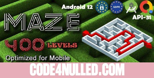 Maze 400 (Admob + GDPR + Android Studio)
