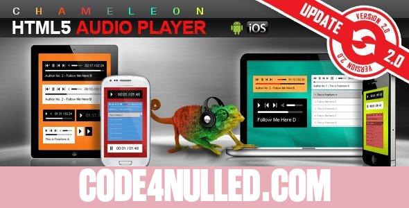 Chameleon HTML5 Audio Player With/Without Playlist v3.4