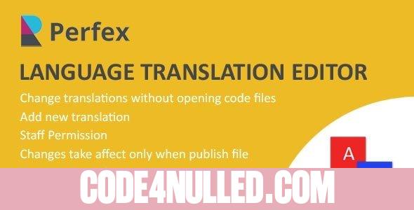 Language Translations for Perfex CRM v1.0.3